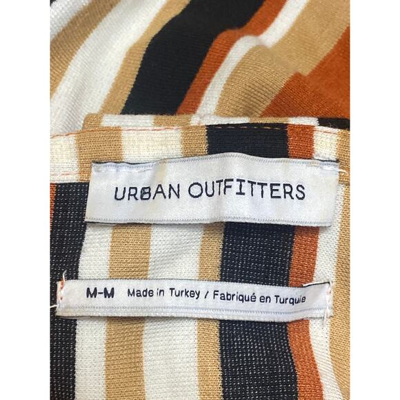 Urban Outfitters Multicolor Striped Sleeveless Wide Leg Romper Jumpsuit Size M - Picture 5 of 6